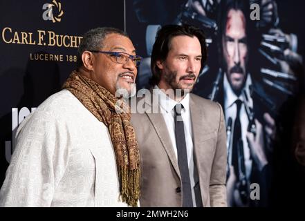 Keanu Reeves & Laurence Fishburne Homage Lance Reddick During