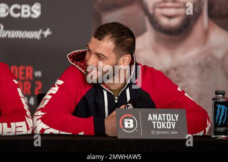 London, UK. 24th May 2018. Anatoly Tokov takes to the scales ahead of his  friday night fight. Credit: Dan Cooke Credit: Dan Cooke/Alamy Live News  Stock Photo - Alamy