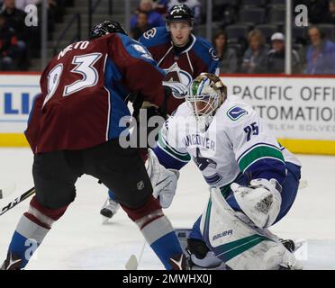 April 8, 2010; San Jose, CA, USA; Vancouver Canucks left wing Matt  Pettinger (13) during the second period against the San Jose Sharks at HP  Pavilion. San Jose defeated Vancouver 4-2 Stock Photo - Alamy