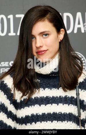 Actress Margaret Qualley poses at the premiere of "Novitiate" during