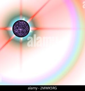 Digitally rendered starry abstract background Stock Photo