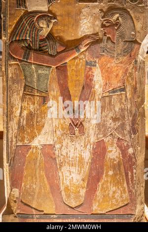 Tomb of Seti I at Valley of the Kings, Luxor, Egypt Stock Photo