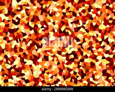 Orange modern abstract polygon background. Colorful polygonal wallpaper design. Stock Vector