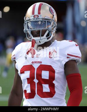Jacoby Shepherd San Francisco 49ers cornerback JaCorey Shepherd (38) runs against the ...