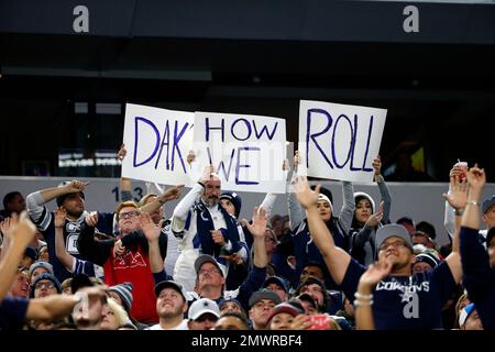 Dallas Cowboys fans wear paper bags as the Cowboys battle the Jacksonville  Jaguars October 31, 2010 at Cowboys Stadium in Arlington, Texas. UPI/Ian  Halperin Stock Photo - Alamy