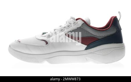 New sneaker isolated on white. Sport shoe Stock Photo