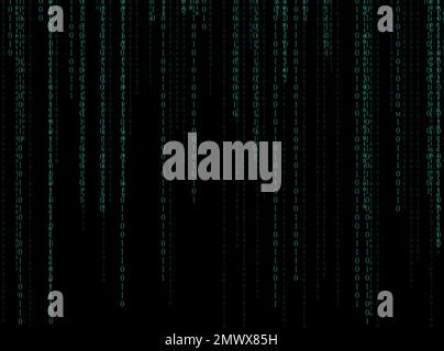 Illustration of code written in binary number system Stock Photo - Alamy