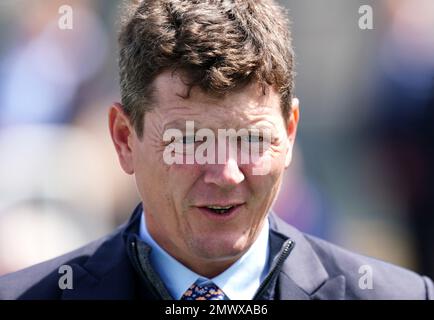 File photo dated 13-05-2022 of Andrew Balding, whose horse Aztec Empire is a tip for the 3.25 at Southwell. Picture date: Friday May 13, 2022. Issue date: Thursday February 2, 2023. Stock Photo