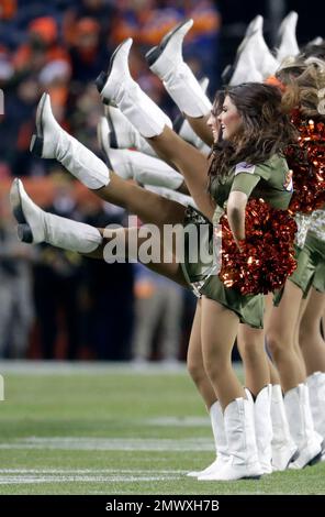 The NFL salute to Service during the Denver Broncos v the Las Vegas