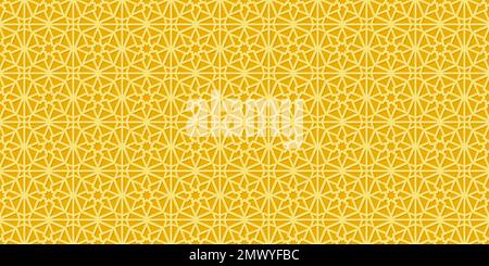 Islamic gold ornament vector seamless pattern Stock Vector