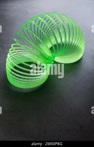 Colorful flexible children's toy, funny plastic toy Stock Photo