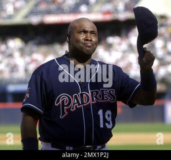 FILE: Tony Gwynn of the San Diego Padres will be entering the Baseball Hall  of Fame in Cooperstown, New York this year. (Photo by Cliff Welch/Icon  Sportswire) (Icon Sportswire via AP Images