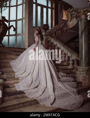 Royal bride in her wedding gown . Lady Alice Montagu Douglas Scott , daughter of the late Duke of Buccleuch , who is to be married to the Duke of Gloucester in Royal bride in her wedding gown . Lady Alice Montagu Douglas Scott , daughter of the late Duke of Buccleuch , who is to be married to the Duke of Gloucester in