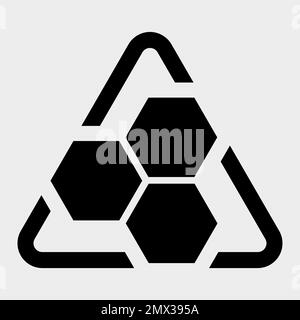 Honeycomb Icon Symbol Isolate on white Background,Vector Illustration Stock Vector