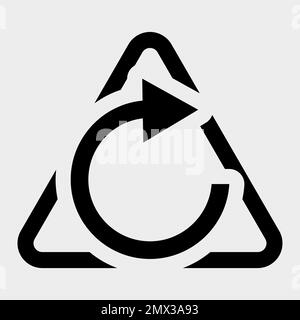 Refresh Icon Symbol Sign Isolate on White Background,Vector Illustration EPS.10 Stock Vector