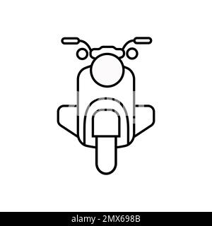 Motorcycle icon vector. Symbol for your web site design, logo, app, UI. Vector illustration Stock Vector
