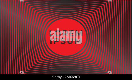 Circular Red Stripe Line. Abstract background Design Template Stock Vector