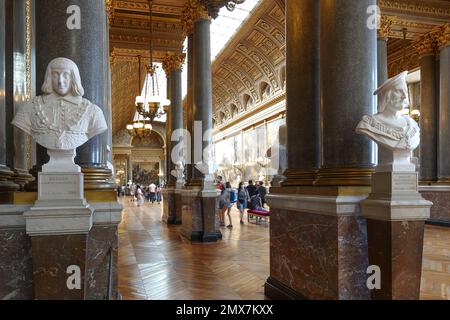 France, Versailles, Palace of Versailles, The Gallery of Battles (Galerie des Batailles)   Photo © Fabio Mazzarella/Sintesi/Alamy Stock Photo Stock Photo
