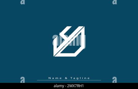 Alphabet letters Initials Monogram logo YO , OY Stock Vector