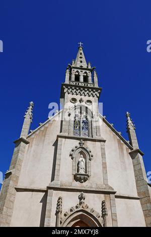 Saint-Goustan, Saint-Sauveur church, Auray, Auray river, Morbihan, Bretagne, Brittany, France, Europe Stock Photo