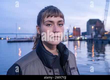 Stralsund, Germany. 02nd Feb, 2023. Actress Sophie Pfennigstorf as ...