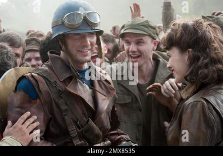 CAPTAIN AMERICA; THE FIRST AVENGER 2011 film with Chris Evans Stock Photo