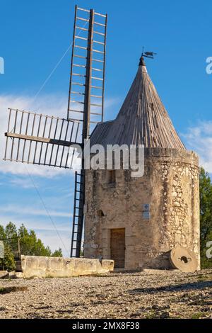 France, Fontvieille, Moulin de Daudet (Daudet's Mill) Stock Photo