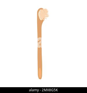 Eco tooth brush doodle illustration Stock Vector