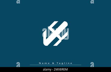Alphabet letters Initials Monogram logo YK , KY Stock Vector