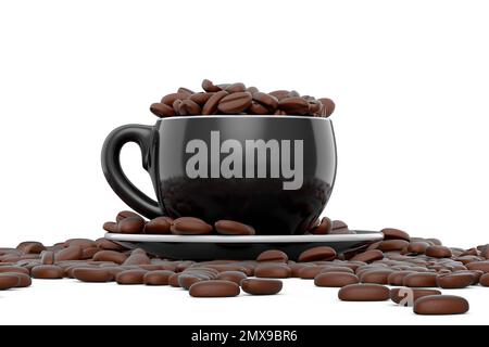 Coffee Mocca made by Nutella, Espresso and milk Stock Photo - Alamy