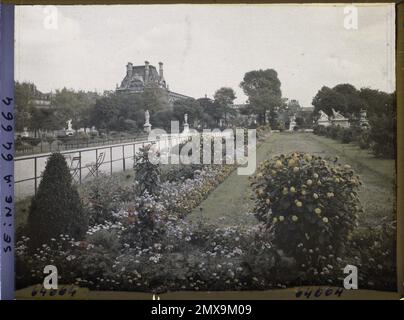 Paris (1st arr.), France Le Jardin des Tuileries , Stock Photo