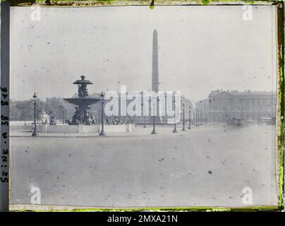 Paris (8th arr.), France Place de la Concorde , Stock Photo