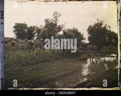 China probably in the western surroundings of Beijing , 1912 - China - Stéphane Passet Stock Photo