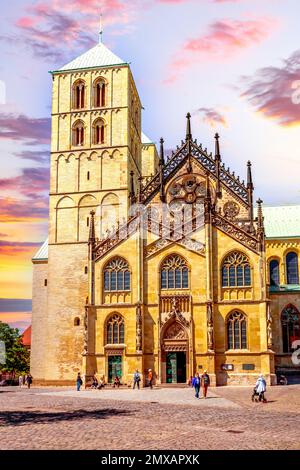 Old city of Muenster, Germany Stock Photo