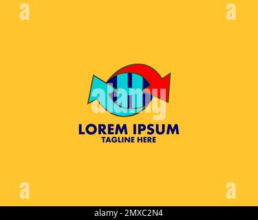 Rotate letter vector logo template. This logo suitable for system, process, Stock Vector