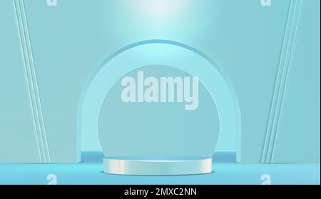 Product presenration background realstic 3D vector design Stock Vector