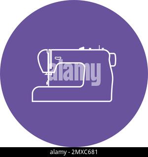 Sewing machine icon vector illustration design logo Stock Vector