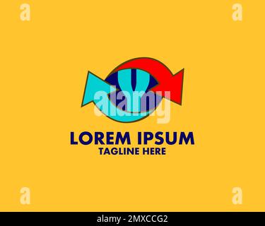 Letter Y logo design template. Arrow creative sign Stock Vector
