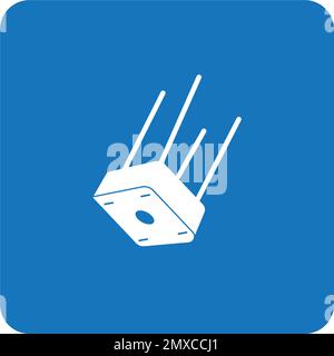 Diode icon vector illustration logo design templat. Stock Vector