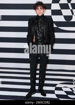 Hollywood, United States. 02nd Feb, 2023. HOLLYWOOD, LOS ANGELES, CALIFORNIA, USA - FEBRUARY 02: Joshua Bassett arrives at the Warner Music Group Pre-Grammy Party 2023 held at the Hollywood Athletic Club on February 2, 2023 in Hollywood, Los Angeles, California, United States. (Photo by Xavier Collin/Image Press Agency) Credit: Image Press Agency/Alamy Live News Stock Photo