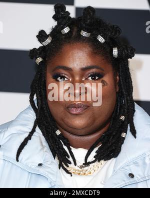 Hollywood, United States. 02nd Feb, 2023. HOLLYWOOD, LOS ANGELES, CALIFORNIA, USA - FEBRUARY 02: Chika arrives at the Warner Music Group Pre-Grammy Party 2023 held at the Hollywood Athletic Club on February 2, 2023 in Hollywood, Los Angeles, California, United States. (Photo by Xavier Collin/Image Press Agency) Credit: Image Press Agency/Alamy Live News Stock Photo