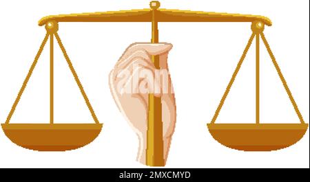 balance scale isolated icon Stock Vector Image & Art - Alamy