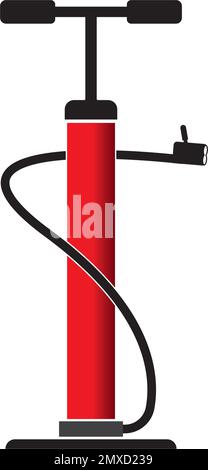 bicycle air pump icon vector illustration design template. Stock Vector