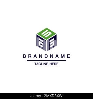 Letter S Square, box or cube Negative Space Logo Design Element Stock Vector