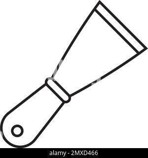 Scraper Icon Vector, Spatula Trendy Design illustration, eps10. Stock Vector
