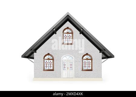 miniature model of a family house Stock Photo