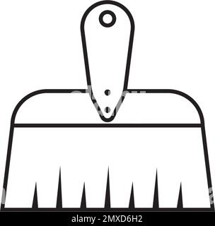 Scraper Icon Vector, Spatula Trendy Design illustration, eps10. Stock Vector