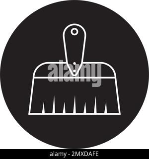 Scraper Icon Vector, Spatula Trendy Design illustration, eps10. Stock Vector
