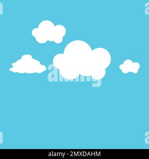 Cloud icon vector flat design,illustration logo template Stock Vector