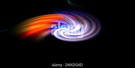 Expressionistically rendered: Two fingerprints caught in a heart. Stock Photo